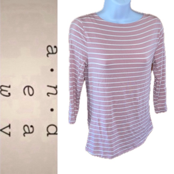 a new day Tops - Pink Striped Tee 🌸🤍